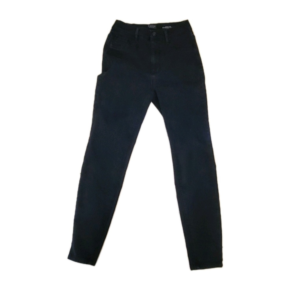 Curve Appeal Jeggings Womens Size 2 Highrise  Skinny  Black